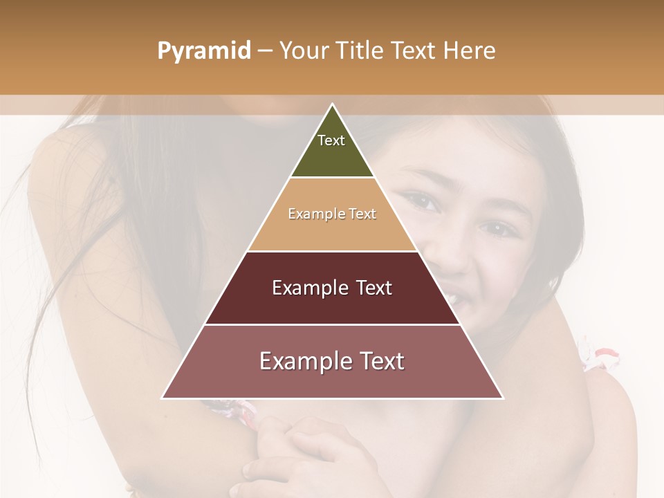 Girls Hugging PowerPoint Template