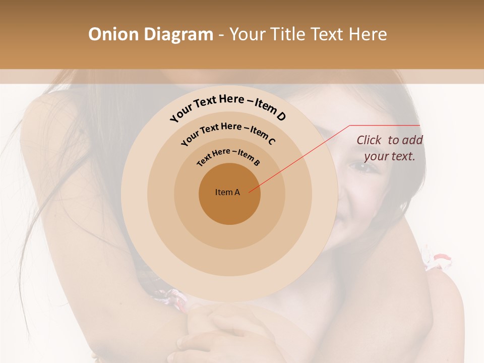 Girls Hugging PowerPoint Template