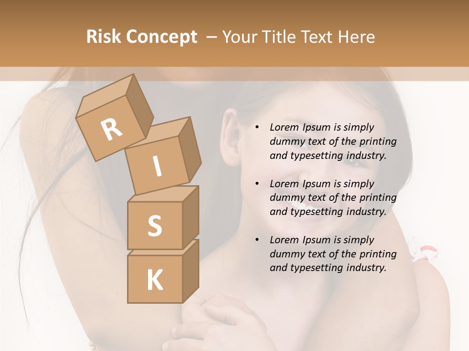 Girls Hugging PowerPoint Template