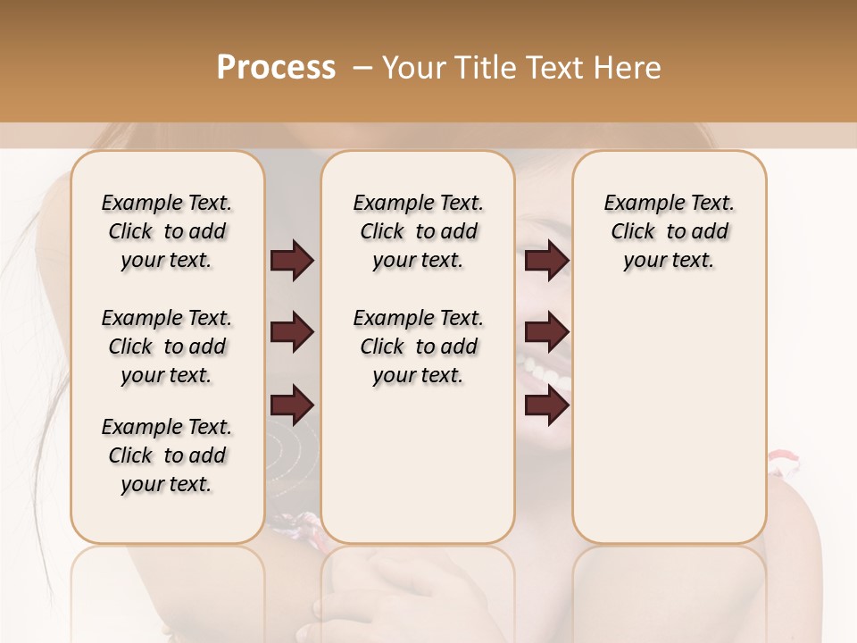 Girls Hugging PowerPoint Template