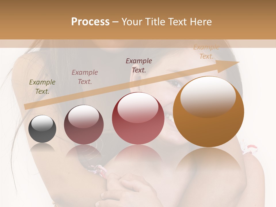 Girls Hugging PowerPoint Template