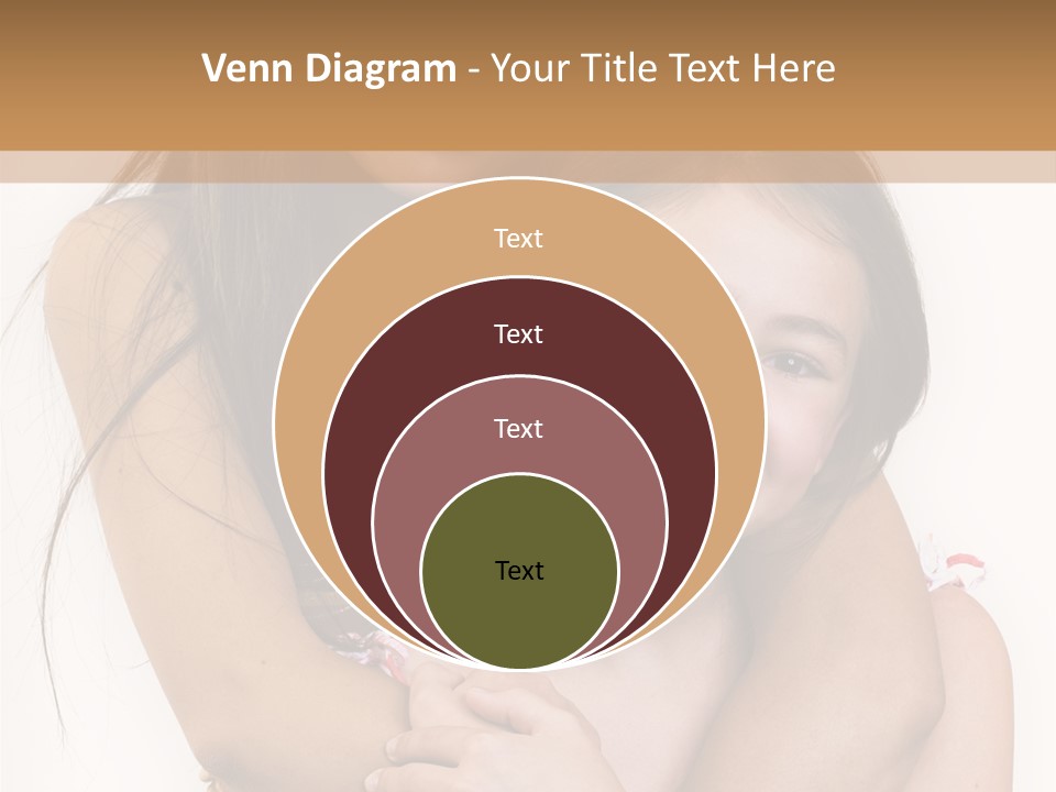 Girls Hugging PowerPoint Template