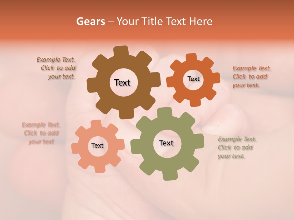 Only Ten Days Old PowerPoint Template