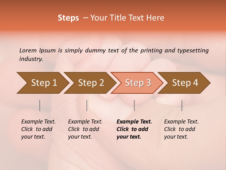 Only Ten Days Old PowerPoint Template