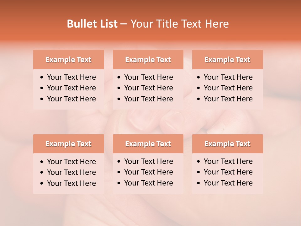 Only Ten Days Old PowerPoint Template