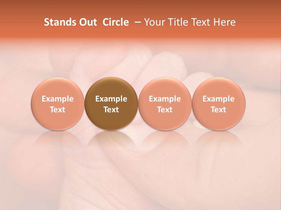 Only Ten Days Old PowerPoint Template