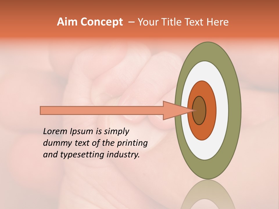 Only Ten Days Old PowerPoint Template