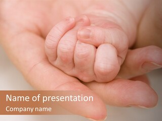 Only Ten Days Old PowerPoint Template