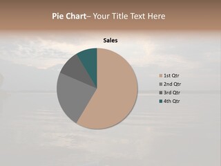 Sunrise At Lake Gaston PowerPoint Template