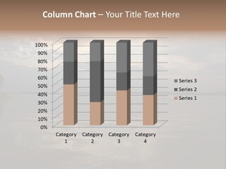 Sunrise At Lake Gaston PowerPoint Template