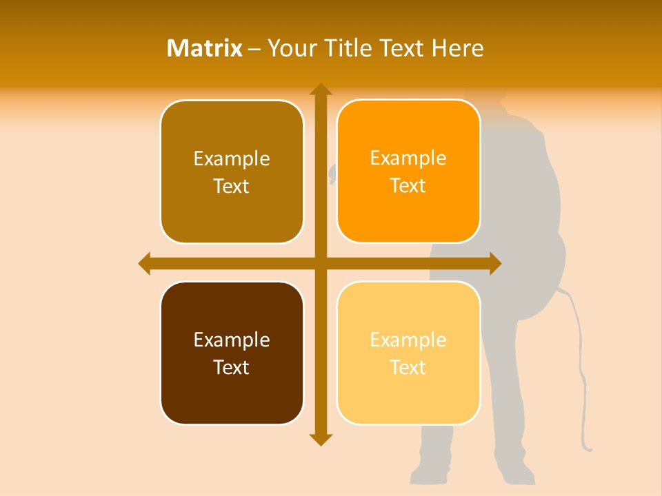 A Man And His Guitar. Illustration PowerPoint Template
