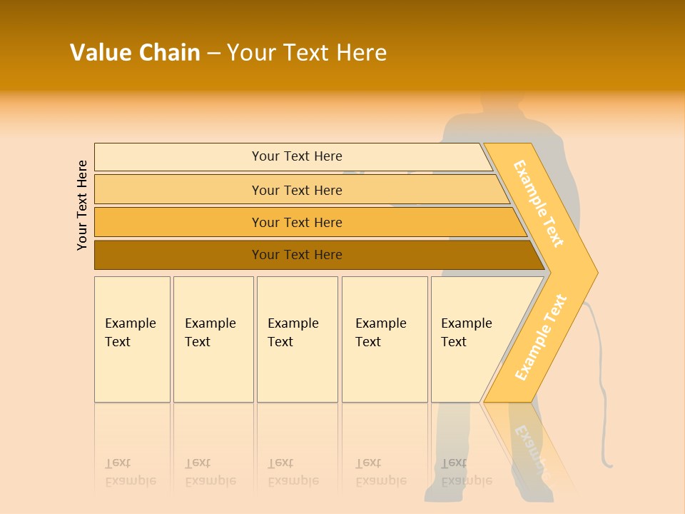 A Man And His Guitar. Illustration PowerPoint Template