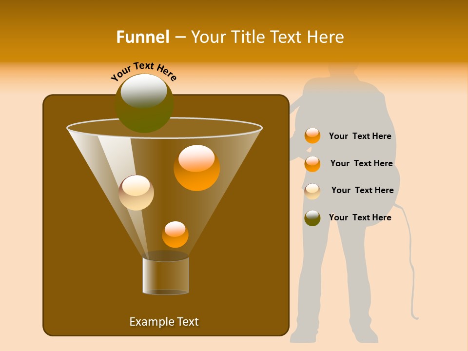 A Man And His Guitar. Illustration PowerPoint Template