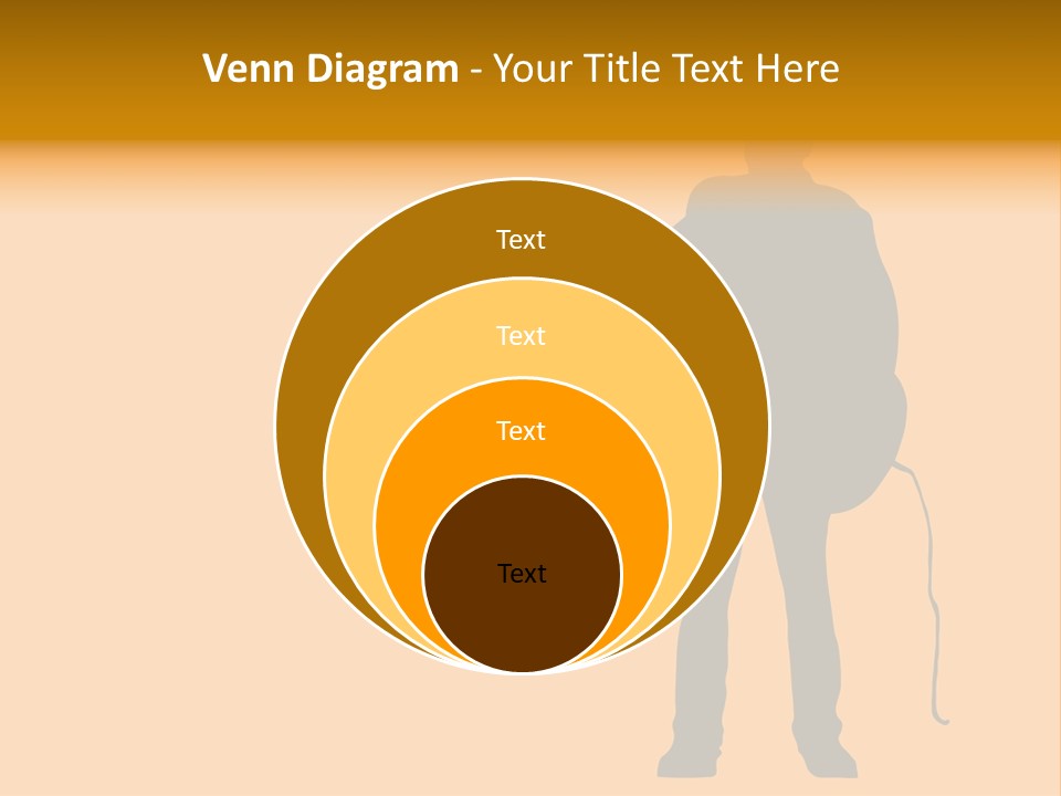A Man And His Guitar. Illustration PowerPoint Template