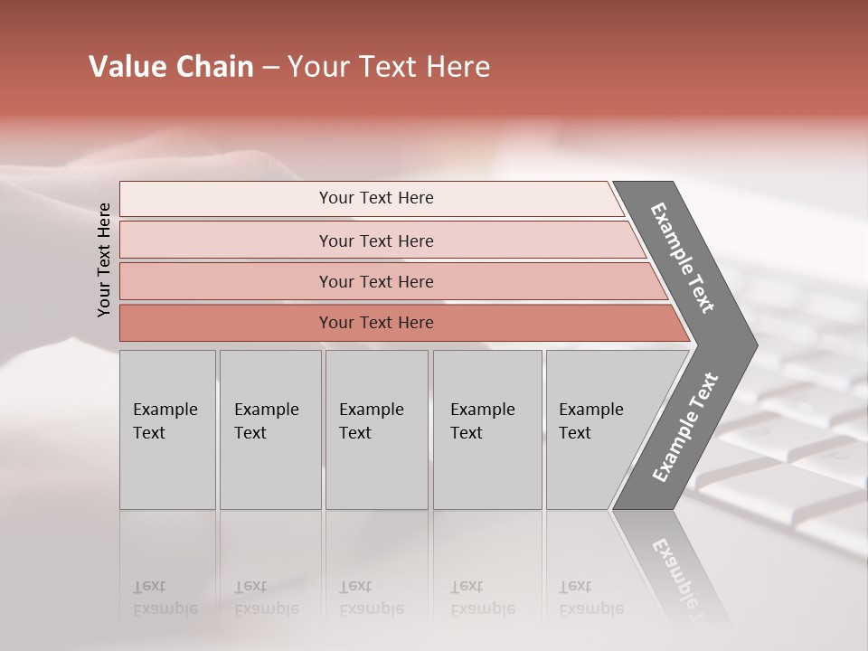 A Person Is Typing On A Laptop Keyboard PowerPoint Template