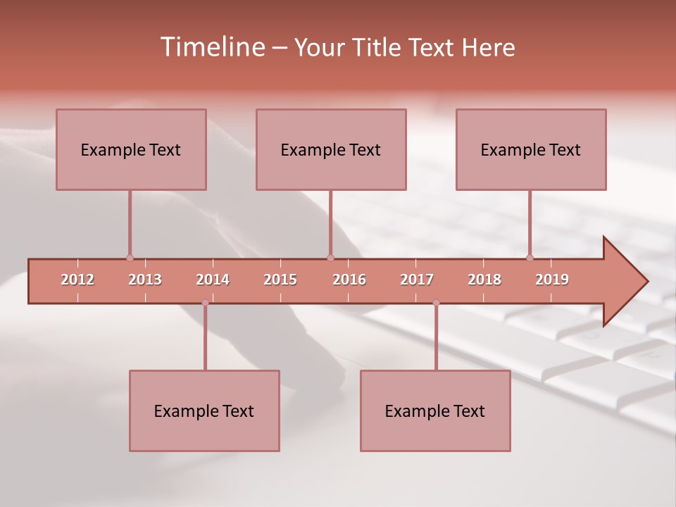 A Person Is Typing On A Laptop Keyboard PowerPoint Template