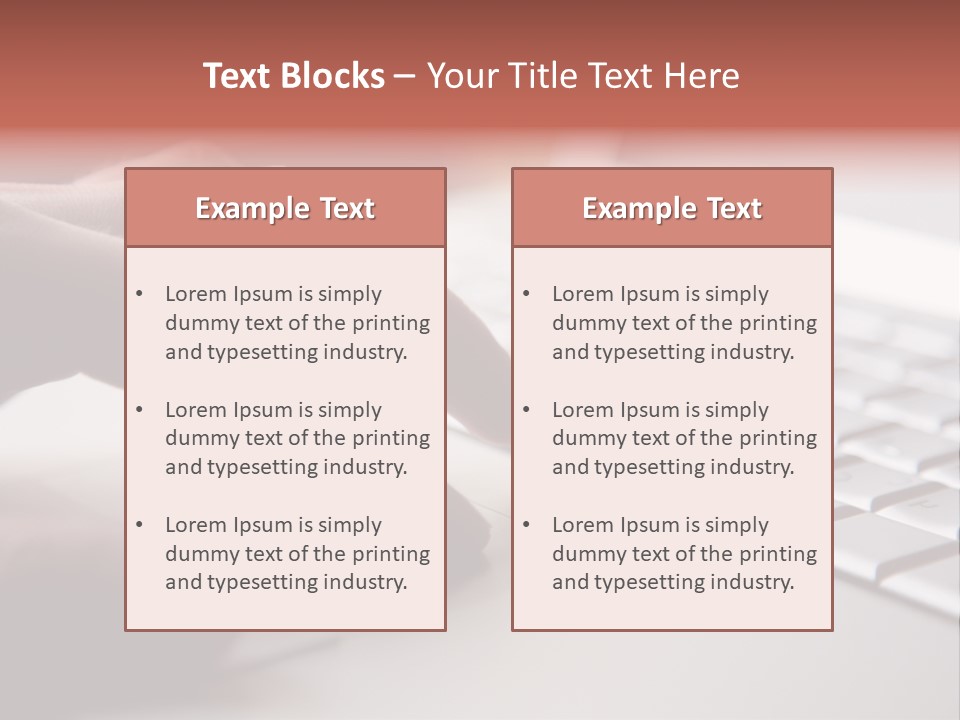 A Person Is Typing On A Laptop Keyboard PowerPoint Template