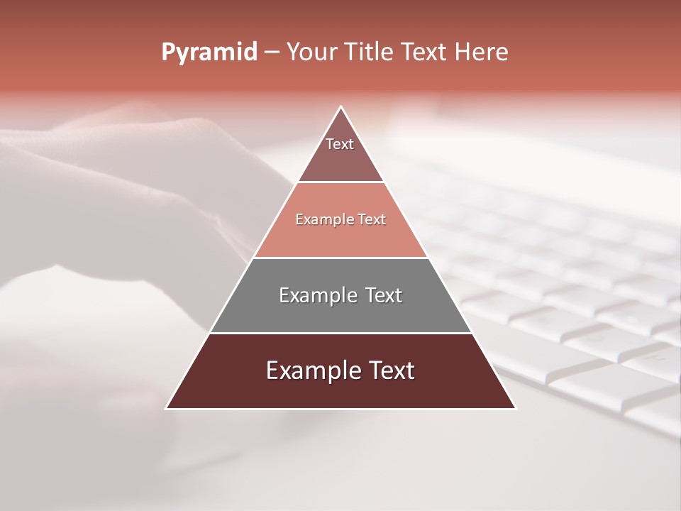 A Person Is Typing On A Laptop Keyboard PowerPoint Template