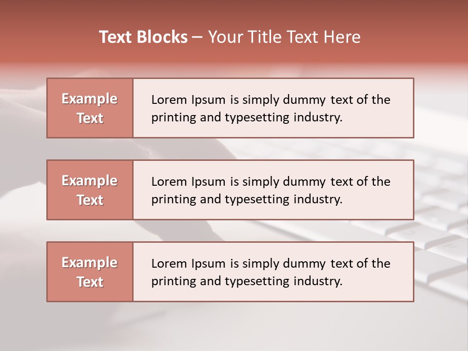 A Person Is Typing On A Laptop Keyboard PowerPoint Template