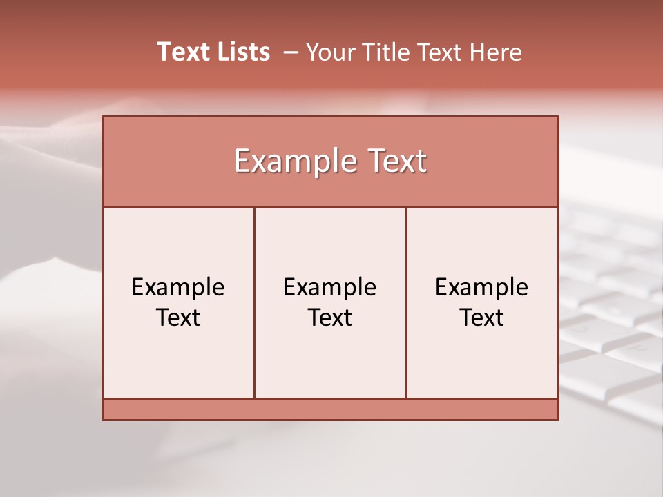 A Person Is Typing On A Laptop Keyboard PowerPoint Template
