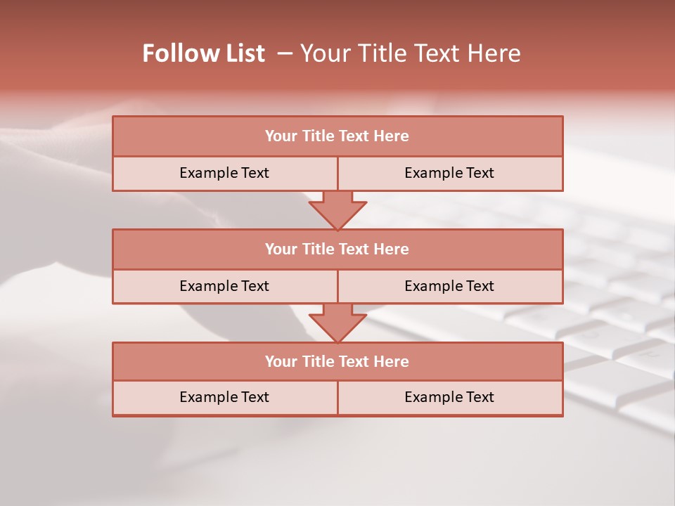 A Person Is Typing On A Laptop Keyboard PowerPoint Template