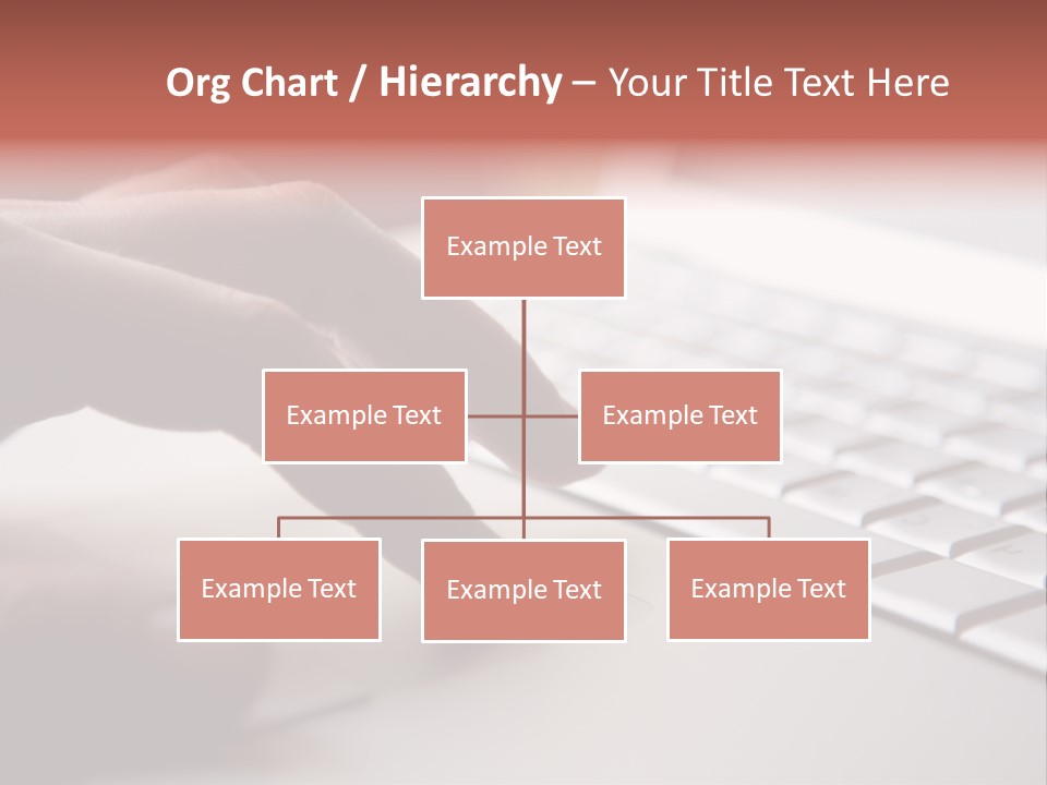 A Person Is Typing On A Laptop Keyboard PowerPoint Template