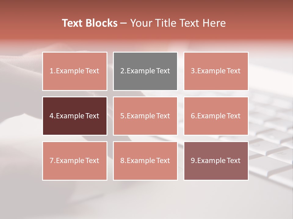 A Person Is Typing On A Laptop Keyboard PowerPoint Template
