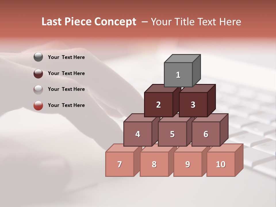 A Person Is Typing On A Laptop Keyboard PowerPoint Template