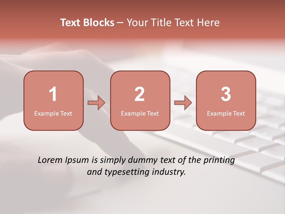 A Person Is Typing On A Laptop Keyboard PowerPoint Template