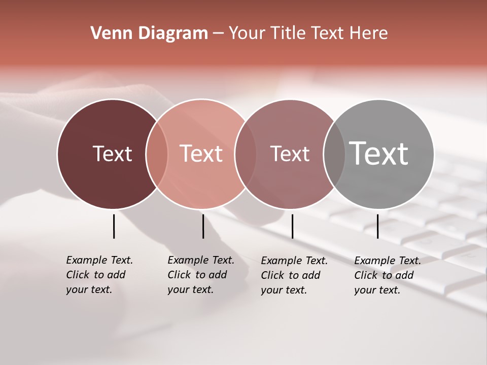 A Person Is Typing On A Laptop Keyboard PowerPoint Template