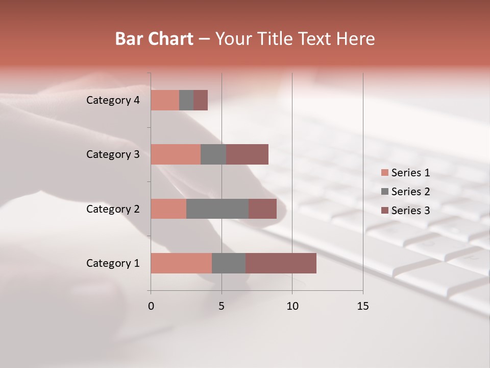 A Person Is Typing On A Laptop Keyboard PowerPoint Template