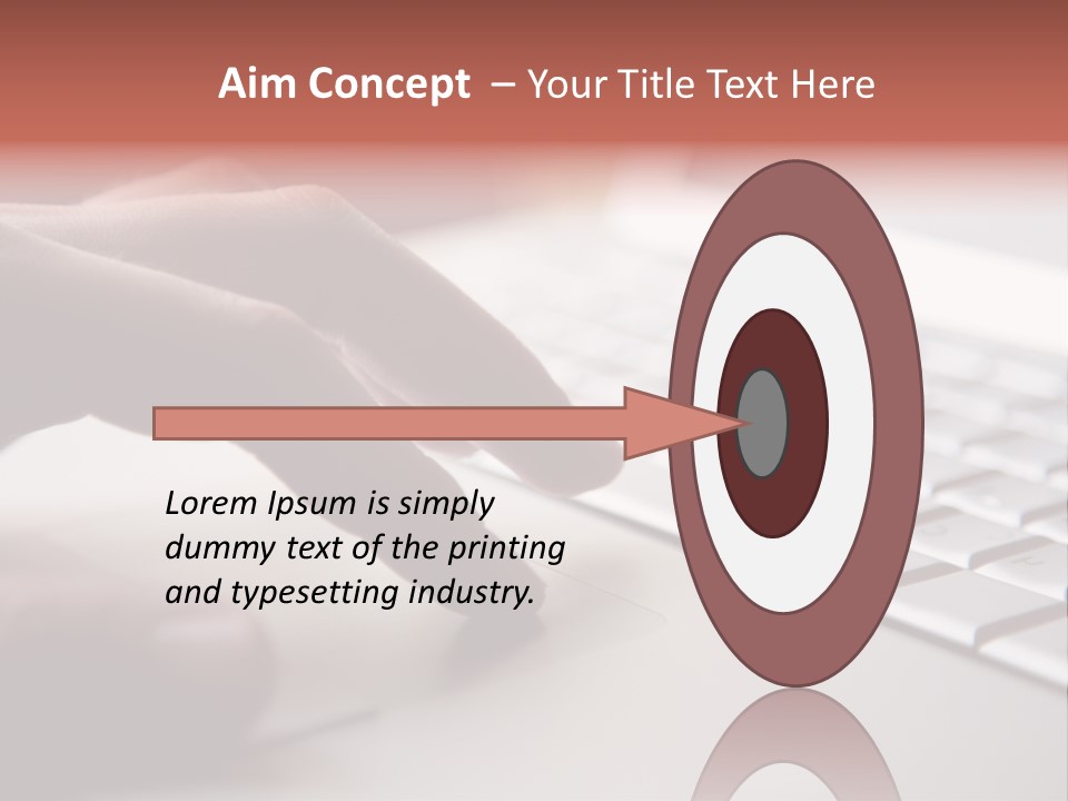 A Person Is Typing On A Laptop Keyboard PowerPoint Template