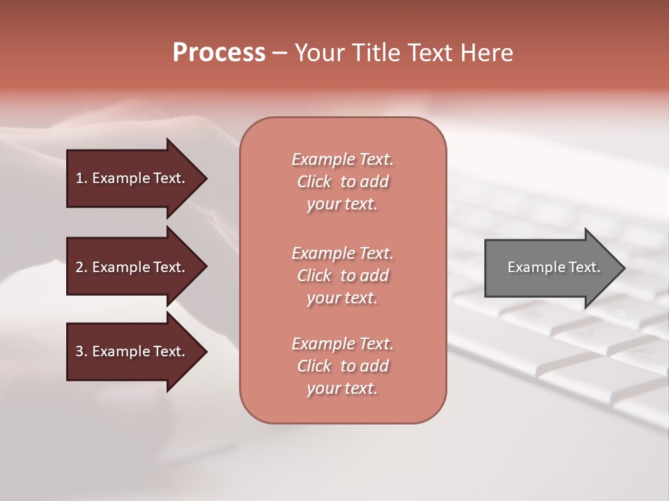 A Person Is Typing On A Laptop Keyboard PowerPoint Template