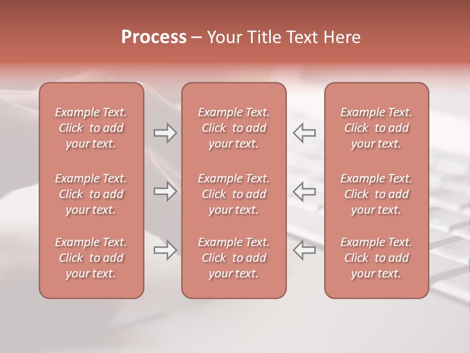 A Person Is Typing On A Laptop Keyboard PowerPoint Template