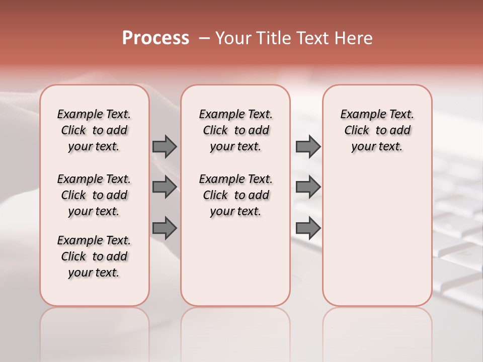 A Person Is Typing On A Laptop Keyboard PowerPoint Template