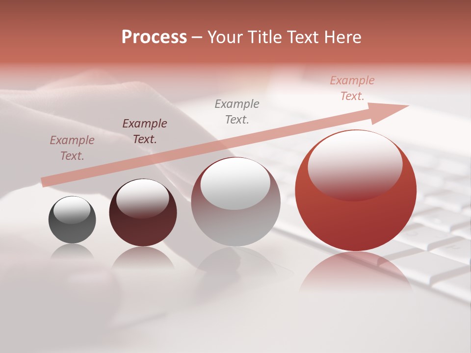 A Person Is Typing On A Laptop Keyboard PowerPoint Template