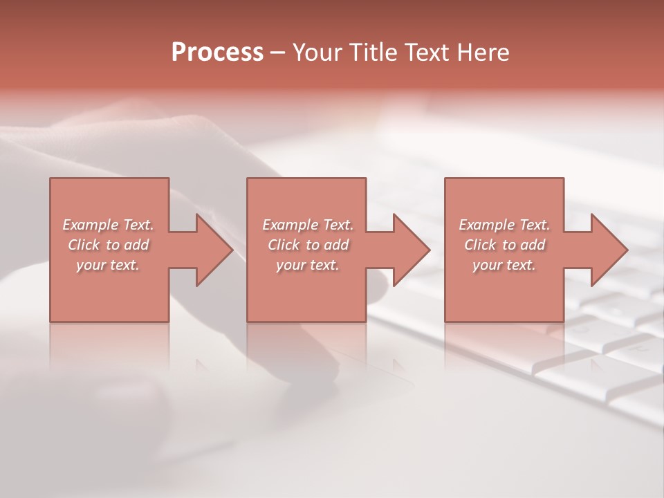 A Person Is Typing On A Laptop Keyboard PowerPoint Template
