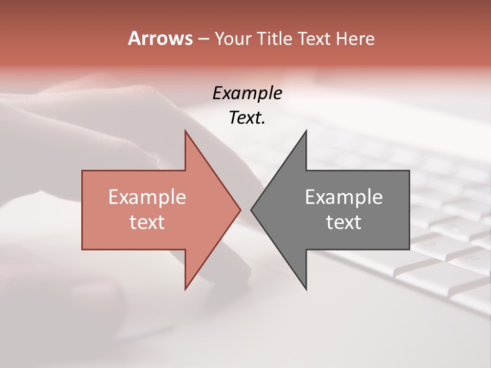 A Person Is Typing On A Laptop Keyboard PowerPoint Template