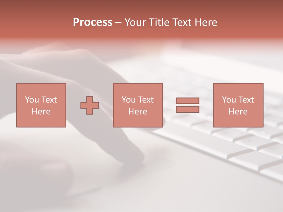 A Person Is Typing On A Laptop Keyboard PowerPoint Template