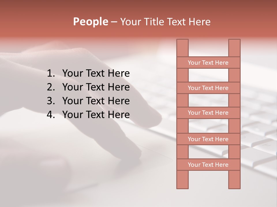 A Person Is Typing On A Laptop Keyboard PowerPoint Template