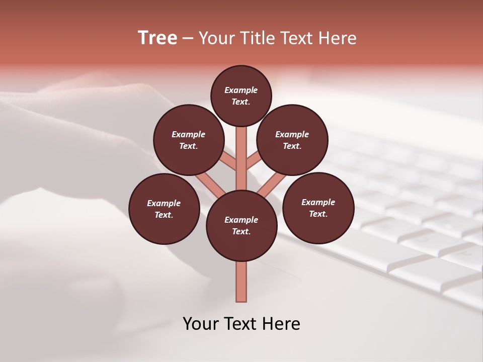 A Person Is Typing On A Laptop Keyboard PowerPoint Template
