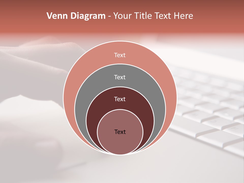 A Person Is Typing On A Laptop Keyboard PowerPoint Template