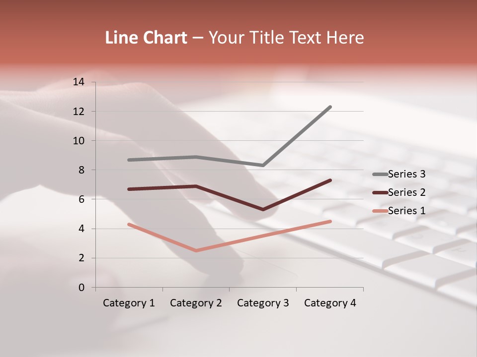 A Person Is Typing On A Laptop Keyboard PowerPoint Template