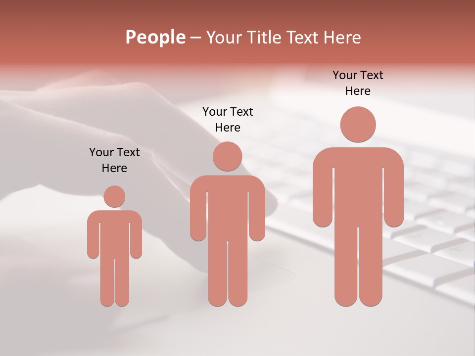 A Person Is Typing On A Laptop Keyboard PowerPoint Template