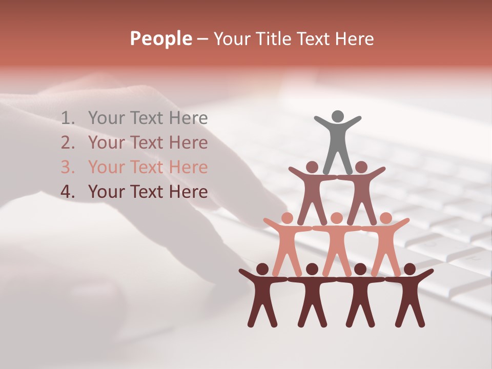 A Person Is Typing On A Laptop Keyboard PowerPoint Template
