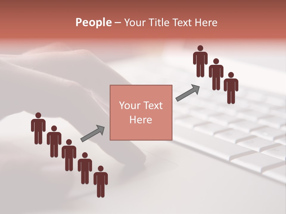 A Person Is Typing On A Laptop Keyboard PowerPoint Template