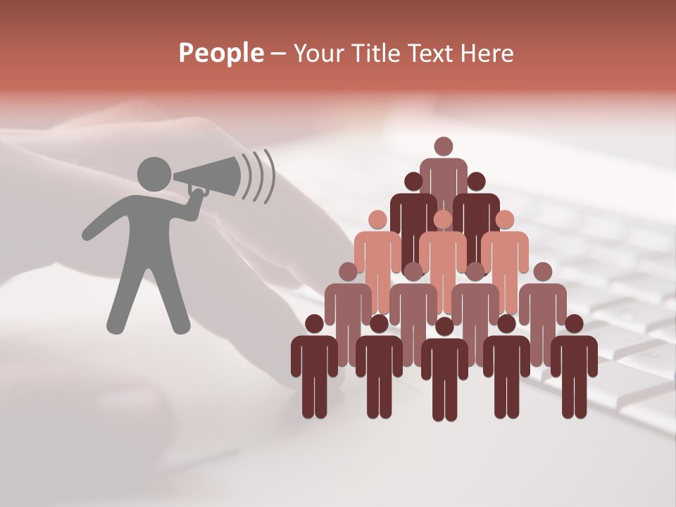 A Person Is Typing On A Laptop Keyboard PowerPoint Template