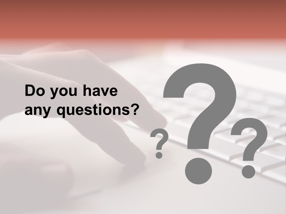 A Person Is Typing On A Laptop Keyboard PowerPoint Template