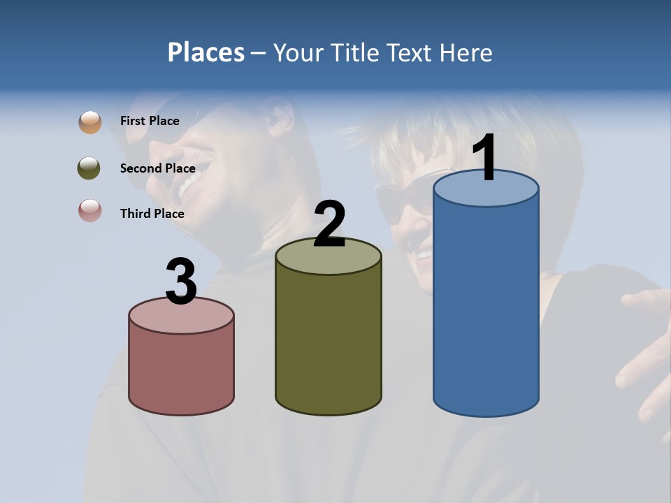 Couple Against The Sky PowerPoint Template