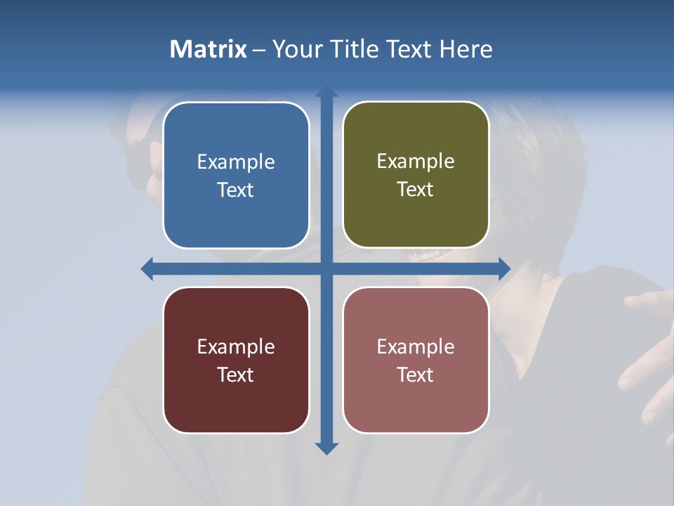 Couple Against The Sky PowerPoint Template